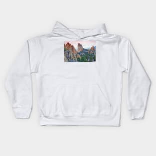 Dawn at Garden of the Gods Kids Hoodie